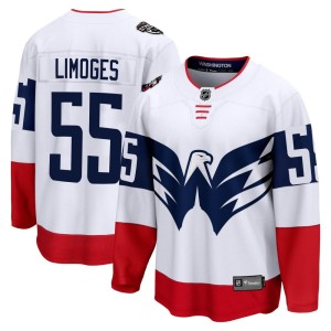 Alex Limoges Youth Fanatics Branded Washington Capitals Breakaway White 2023 Stadium Series Jersey