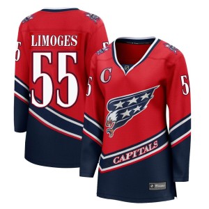 Alex Limoges Women's Fanatics Branded Washington Capitals Breakaway Red 2020/21 Special Edition Jersey