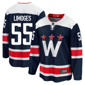 Alex Limoges Men's Fanatics Branded Washington Capitals Premier Navy Breakaway 2020/21 Alternate Jersey